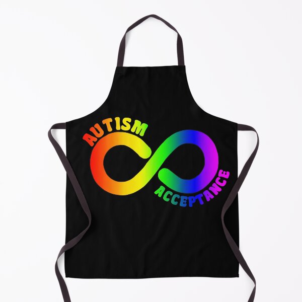 Item preview, Autism Acceptance With Rainbow Infinity Symbol designed and sold by Luan Huynh.