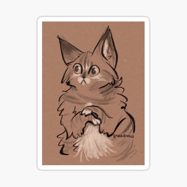 Curiously Concerned Sticker