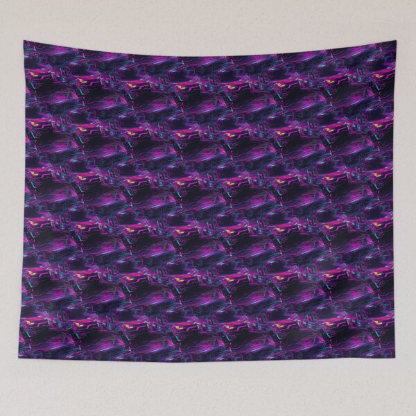 Item preview, The Neon Drifter, Futuristic Pattern designed and sold by KookyKaboodle.