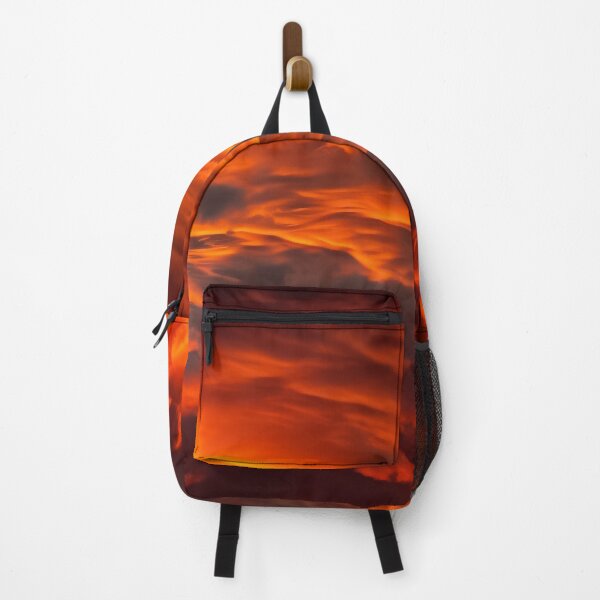 Item preview, Dramatic sky in deep orange, crimson red, pulsing with vibrant energy designed and sold by SvarunPogani.