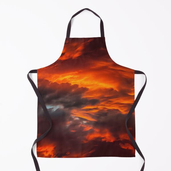 Item preview, Dramatic sky in deep orange, crimson red, pulsing with vibrant energy designed and sold by SvarunPogani.