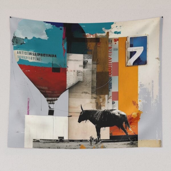 Item preview, Breaking Boundaries: A Post-Modern Contemporary Artwork Influenced by Robert Rauschenberg designed and sold by VC-prints.