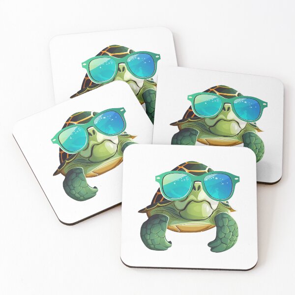 Item preview, Turtle with sunglasses designed and sold by FreakyMouse976.