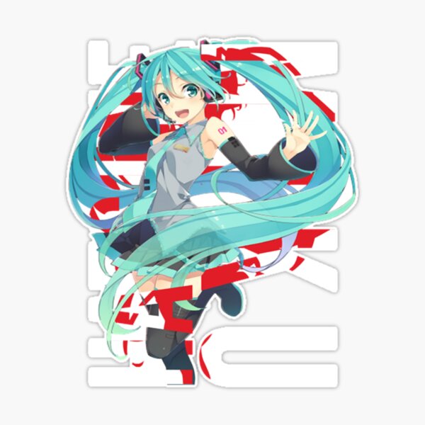 50 Pcs Hatsune Miku Anime Musical Artist Vinyl Stickers for