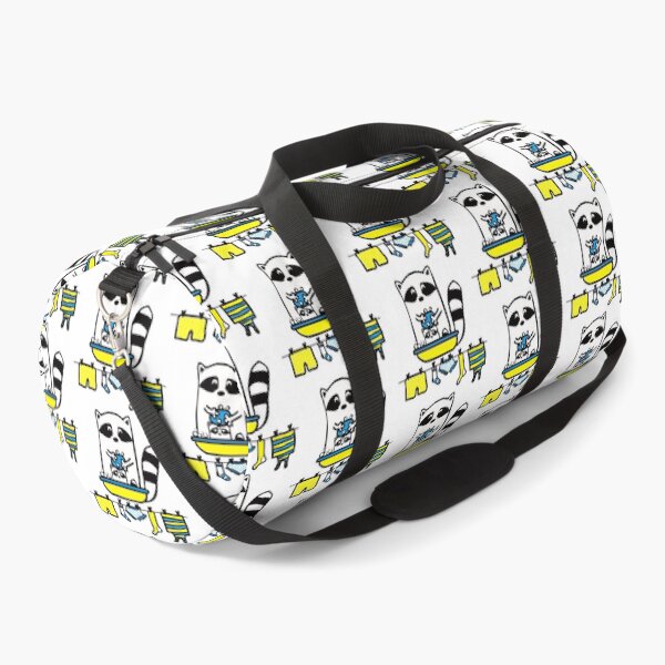 Item preview, Raccoon rinser. A large raccoon bathes a small raccoon, lathers it designed and sold by Olga Berlet.