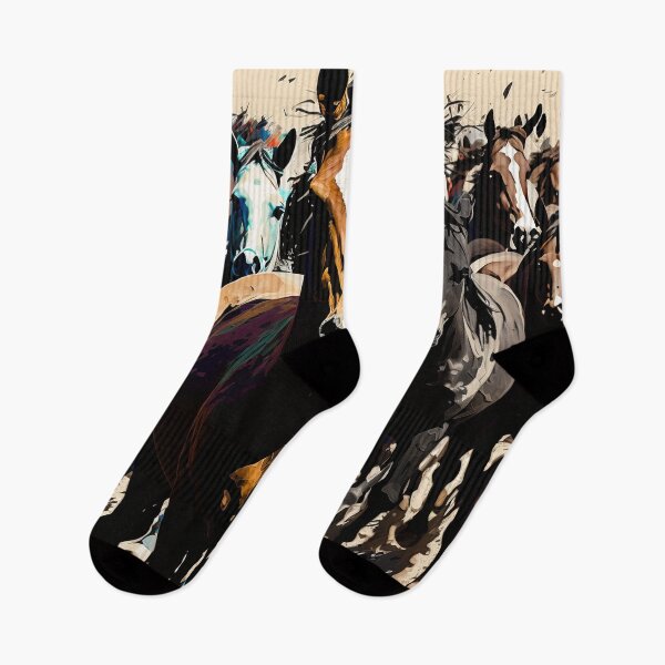 Artikelvorschau, horses watercolor entworfen und verkauft von shokA Design.
