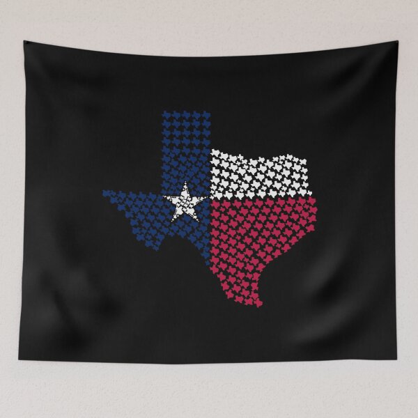 Item preview, Texas Shape made of Texas Shapes Texas Flag Design designed and sold by birdiesartshop.