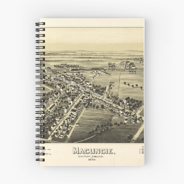 Item preview, Macungie, Pennsylvania (1893) designed and sold by allhistory.