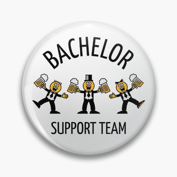 Item preview, Bachelor Support Team (Stag Party / Caricature / Dance / Black / 3C) designed and sold by MrFaulbaum.