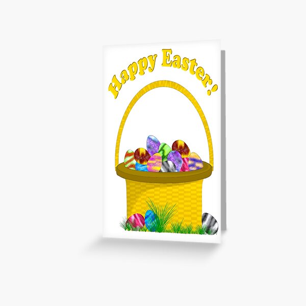 Item preview, Happy Easter Cosmic Egg Basket designed and sold by RogueKnight4060.