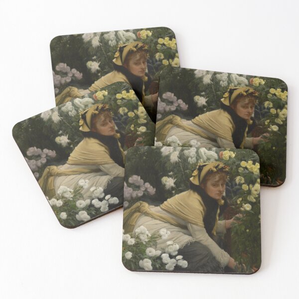 Item preview, Chrysanthemums (1876) - James Tissot designed and sold by SALON DES ARTS.