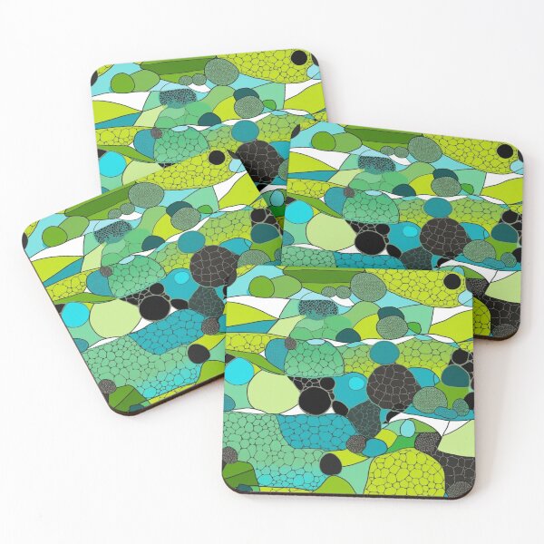 Item preview, Spring Time Circles Tiled designed and sold by artfullyprompt.