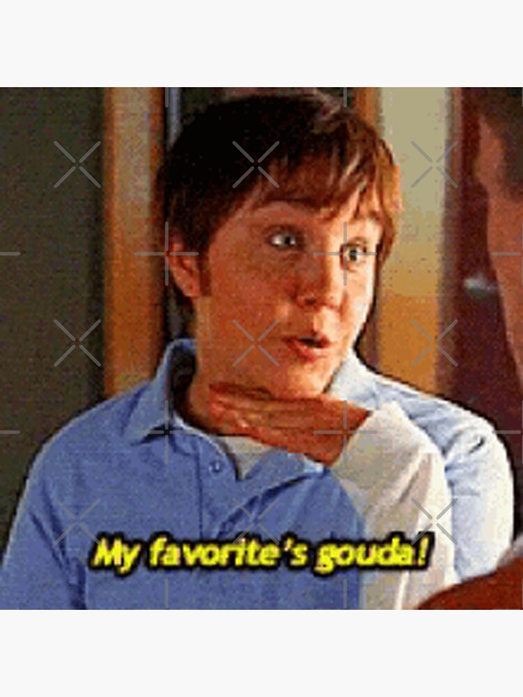 "My Favorite's Gouda She's The Man" Sticker for Sale by laurelstreed Redbubble