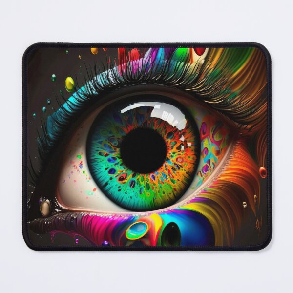 Item preview, Trippy paint splash eye designed and sold by Matt's Artificial Nature.