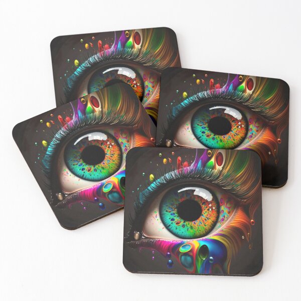 Item preview, Trippy paint splash eye designed and sold by Matt's Artificial Nature.