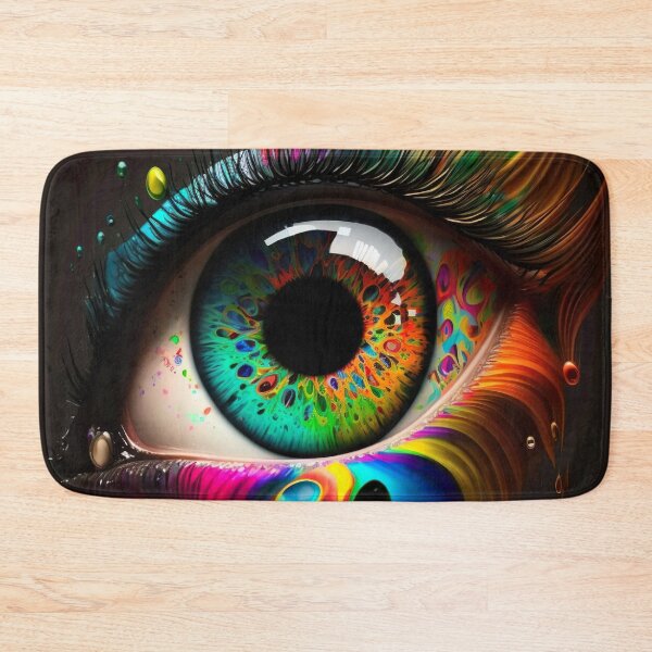 Item preview, Trippy paint splash eye designed and sold by Matt's Artificial Nature.