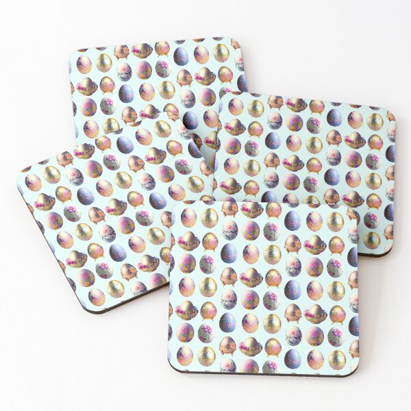 Artikelvorschau, Bunte Ostereier Sticker Set entworfen und verkauft von Ascooepics.