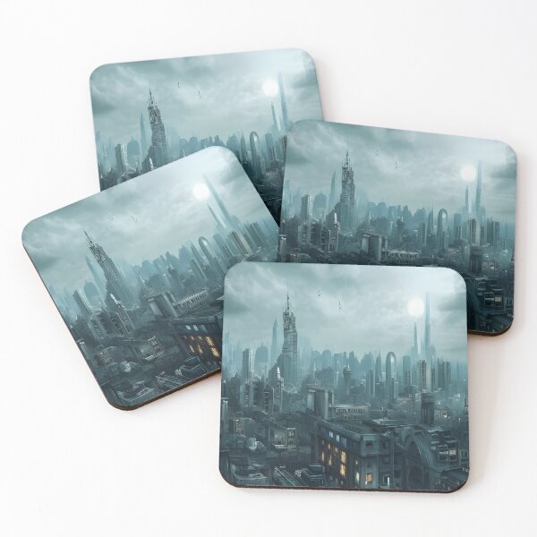 Item preview, Future cityscape with a post-apocalyptic feel designed and sold by brandway.