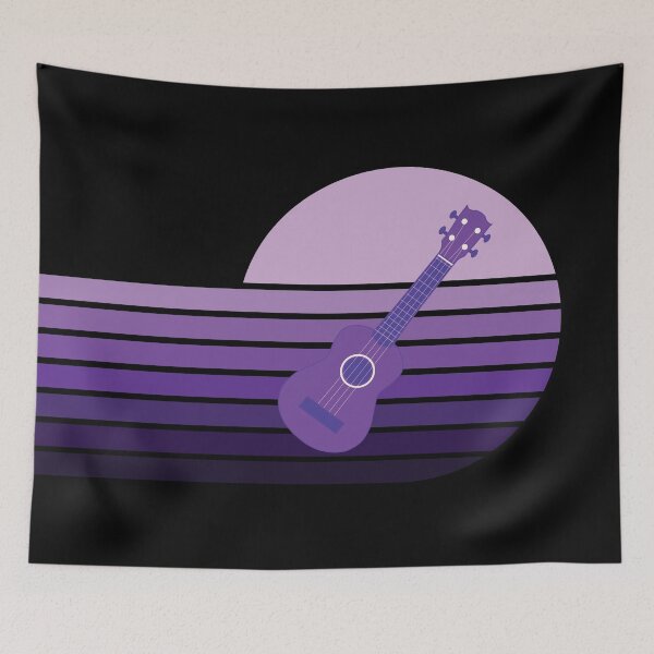 Item preview, Ukulele - retro stripe variant designed and sold by piesdesignart.