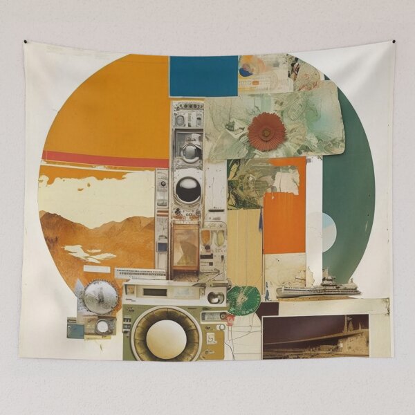 Item preview, Breaking Boundaries: A Post-Modern Contemporary Artwork Influenced by Robert Rauschenberg designed and sold by VC-prints.