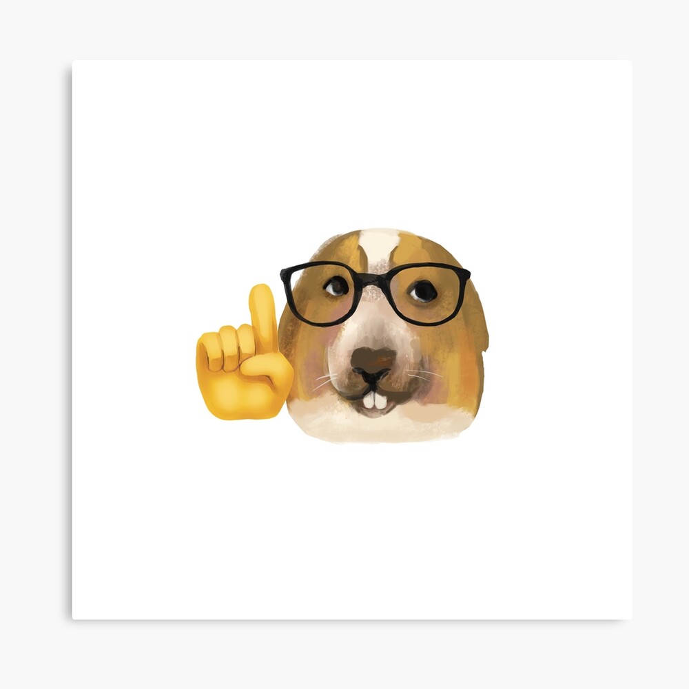 Dog with nerd glasses meme