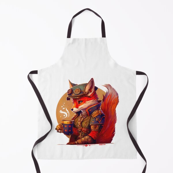 Item preview, Fox drink coffee designed and sold by nemfisart.