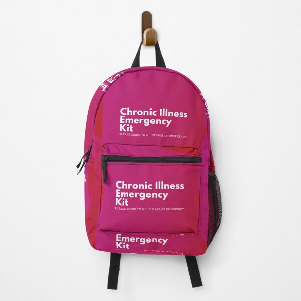 Item preview, Chronic Illness Emergency Kit Survival Bag Pink Gradient Diabetes Migraine Epilepsy Medical designed and sold by InterpreTees.