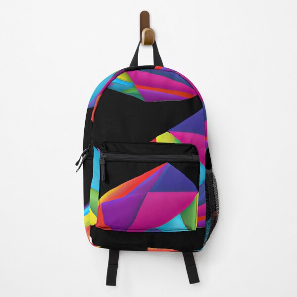 Item preview, Geometric Fishes abstract colorful rainbow color scheme origami style designed and sold by Teescount.