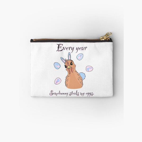 Item preview, Easter bunny steals chicken’s eggs. Easter meme designed and sold by SaraBrookes-art.