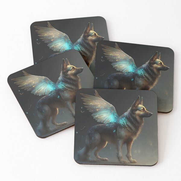 Item preview, Winged Wonder: The Magical Canine Companion designed and sold by Pixelatedx.