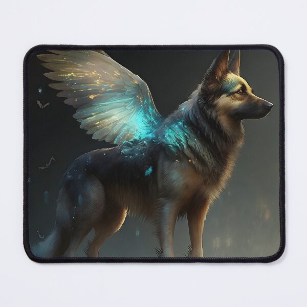 Item preview, Winged Wonder: The Magical Canine Companion designed and sold by Pixelatedx.