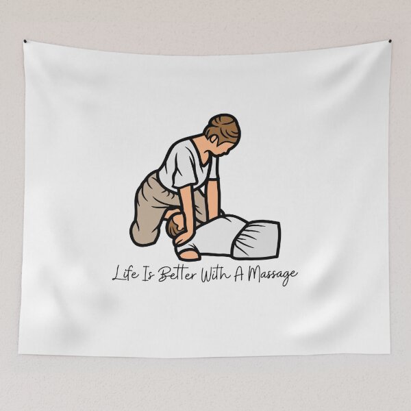 Item preview, Life Is Better With A Massage designed and sold by Aminesnip.