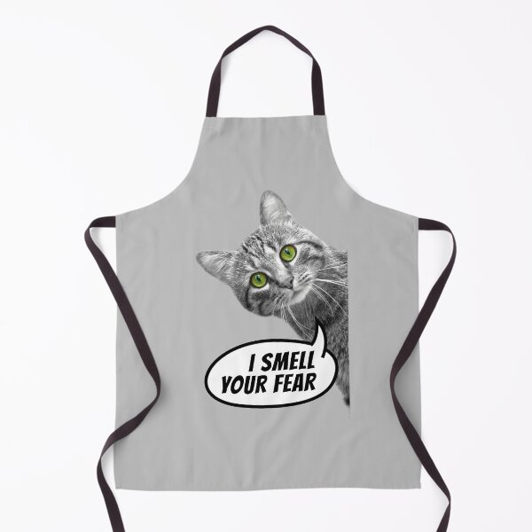 Item preview, I smell your fear. Black and white cat. designed and sold by I-dsgn.