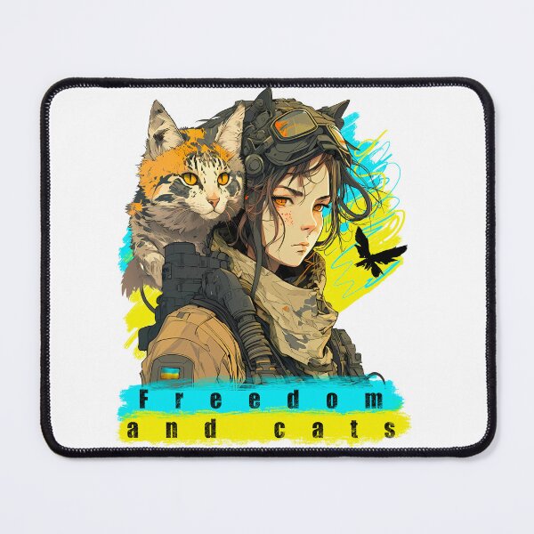 Item preview, Freedom and cats designed and sold by nemfisart.
