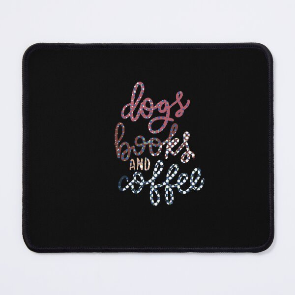 Item preview, Dogs Books and Coffee polka dot designed and sold by chuckletuckle.