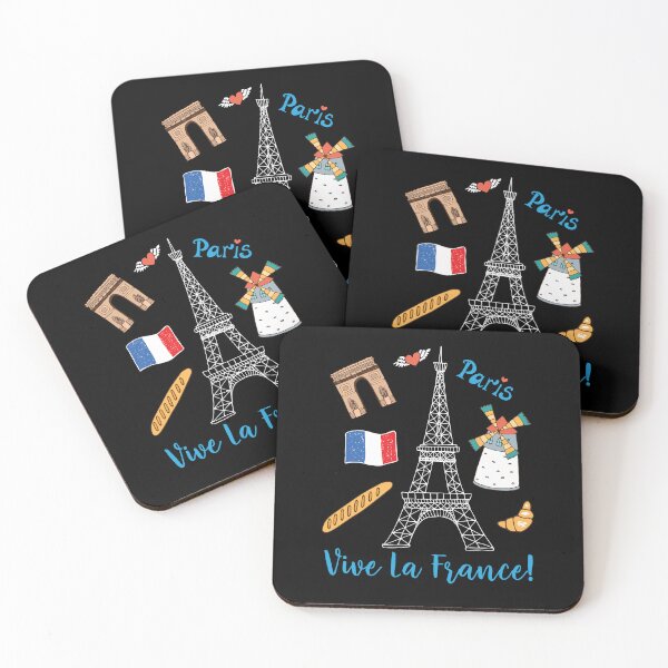 Item preview, Paris Souvenir Eiffel Tower France Vive La France designed and sold by Lenny Stahl.