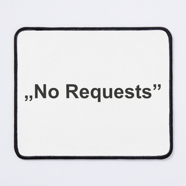 Item preview, "No Requests" Back designed and sold by DJStuffs.
