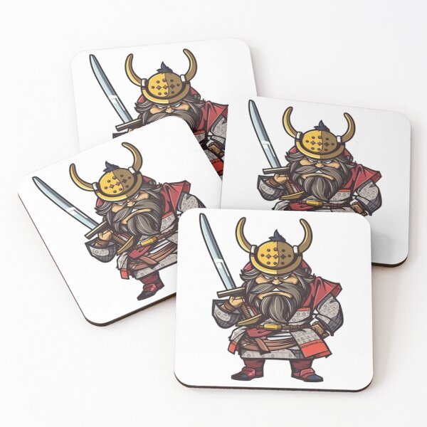 Item preview, Samurai funny cartoon designed and sold by Accademia.