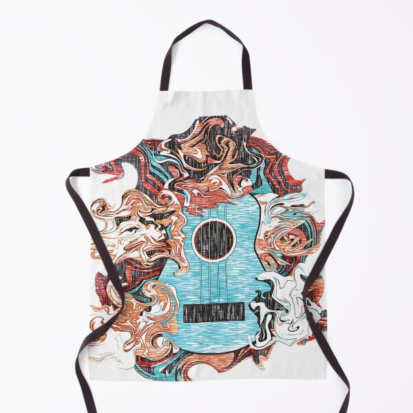 Item preview, Ukulele Flames designed and sold by piesdesignart.