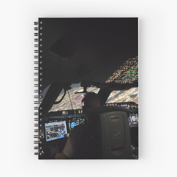 Artikelvorschau, Airbus A350-1000 Cockpit Einflug in den Flughafen JFK über Manhattan entworfen und verkauft von youngtimbits.