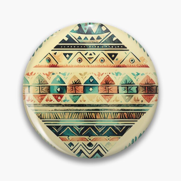 Item preview, A Diamond Aztec Bohemian SouthWest Design - Boho Chic Patterns designed and sold by GVRDesign.