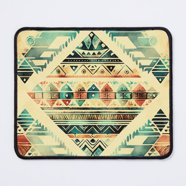 Item preview, A Diamond Aztec Bohemian SouthWest Design - Boho Chic Patterns designed and sold by GVRDesign.