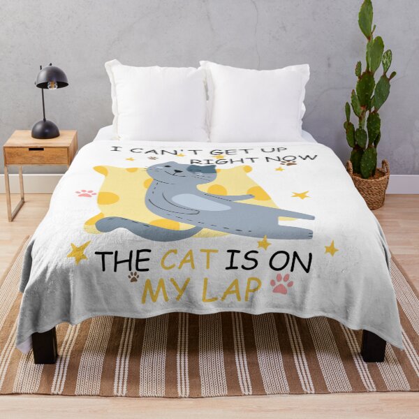 Item preview, I cant get up right now the cat is on my lap designed and sold by saidox.