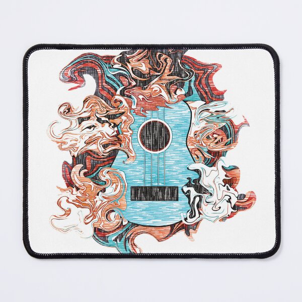 Item preview, Ukulele Flames designed and sold by piesdesignart.