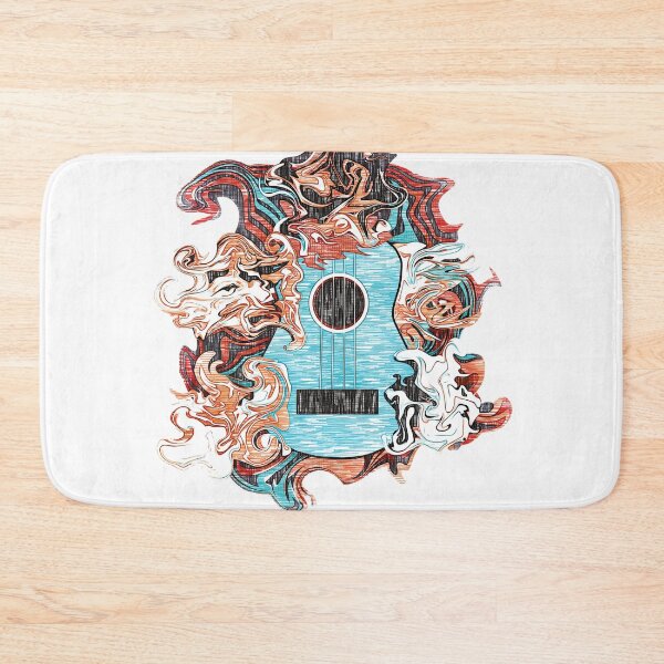 Item preview, Ukulele Flames designed and sold by piesdesignart.