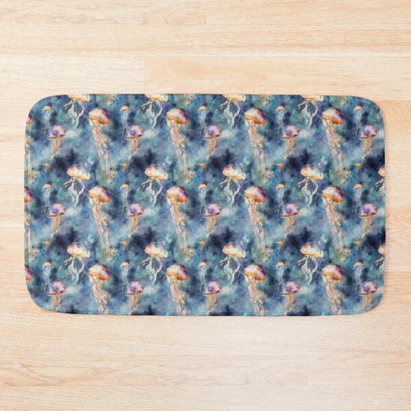 Item preview, Colorful Jellyfish in a Sea of Blue designed and sold by Richard-Y.