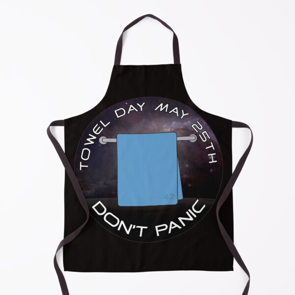 Item preview, Towel Day May 25th - Don't Panic designed and sold by DesertG.