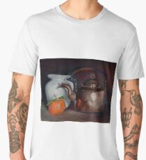 Still life with a copper kettle Men's Premium T-Shirt