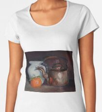 Still life with a copper kettle Women's Premium T-Shirt