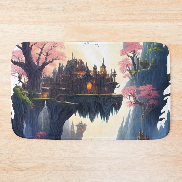 Item preview, Kingdom in a fantasy forest watercolor designed and sold by MudbloodStore.